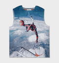 "ABOVE THE CLOUDS" - SLEEVELESS CREWNECK TEE - (LIMITED RELEASE)