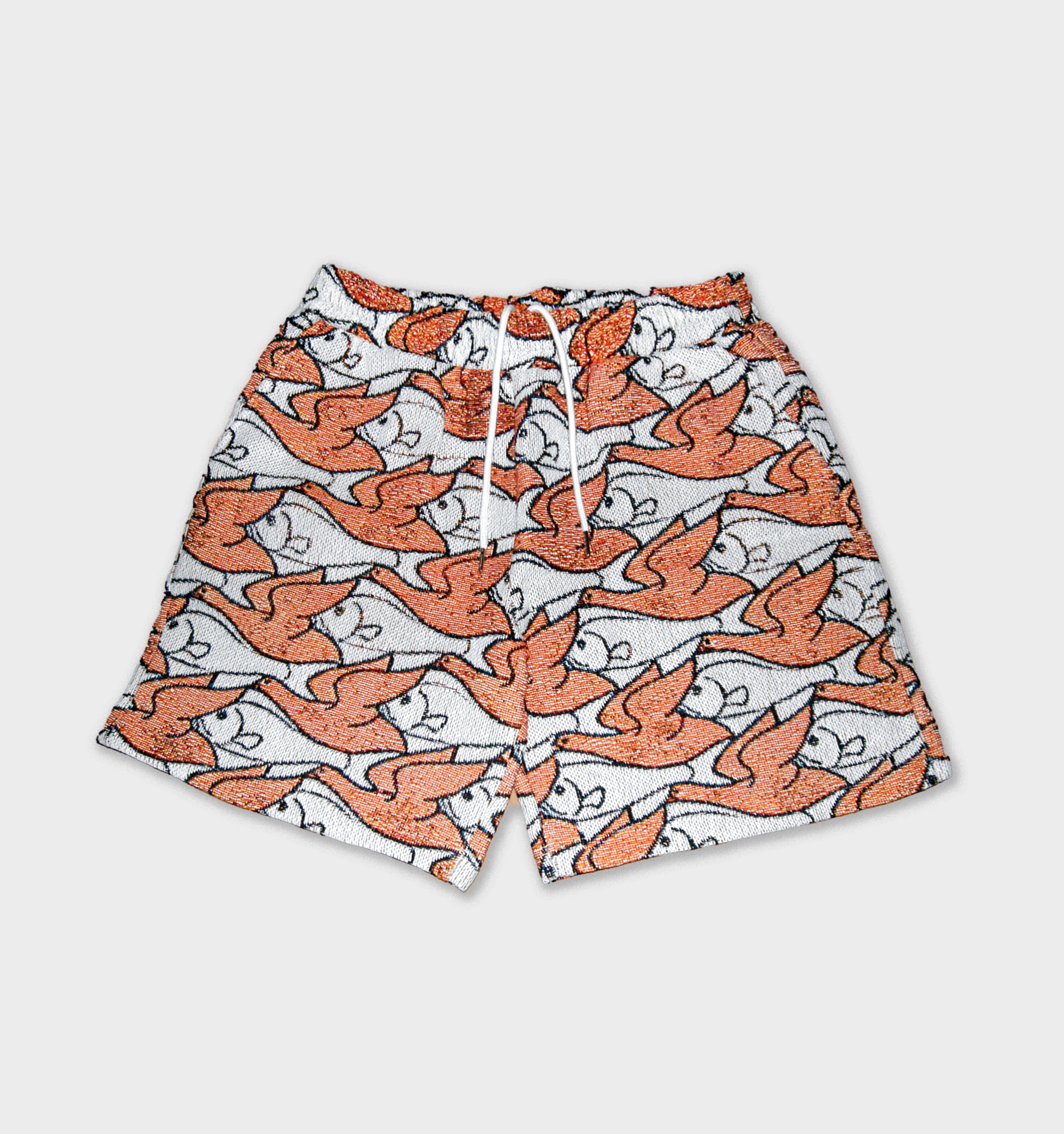 "METAMORPHOSIS II" - SHORTS - ORG / WHITE