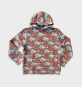 "METAMORPHOSIS II" - HOODIE - ORG / WHITE